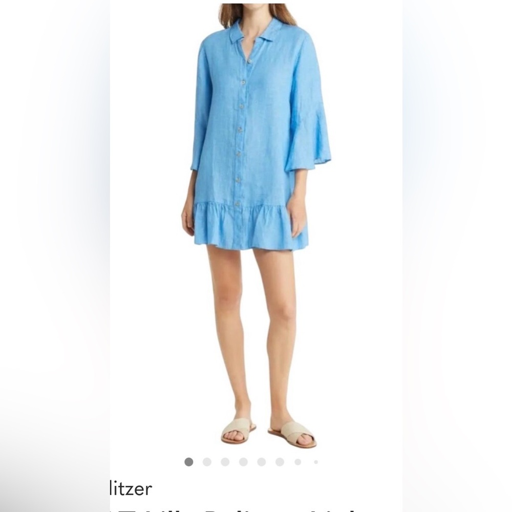 Lilly Pulitzer Linley Linen Cover up Dress XS